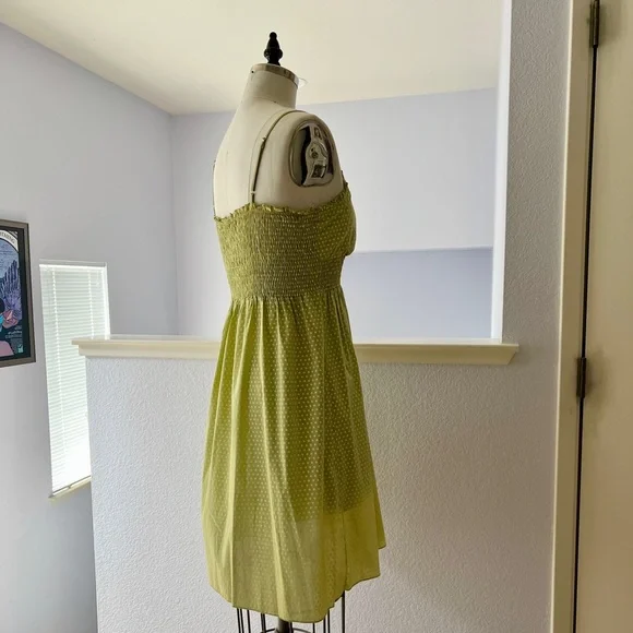 Polka Dot Cotton Sundress with Smocking - Picture 4 of 7